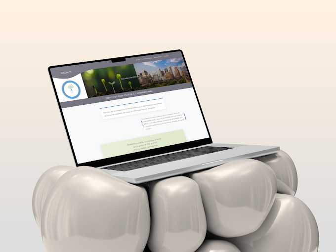 Amarinte - Site vitrine avec backoffice personnalisé - Projet web sur-mesure