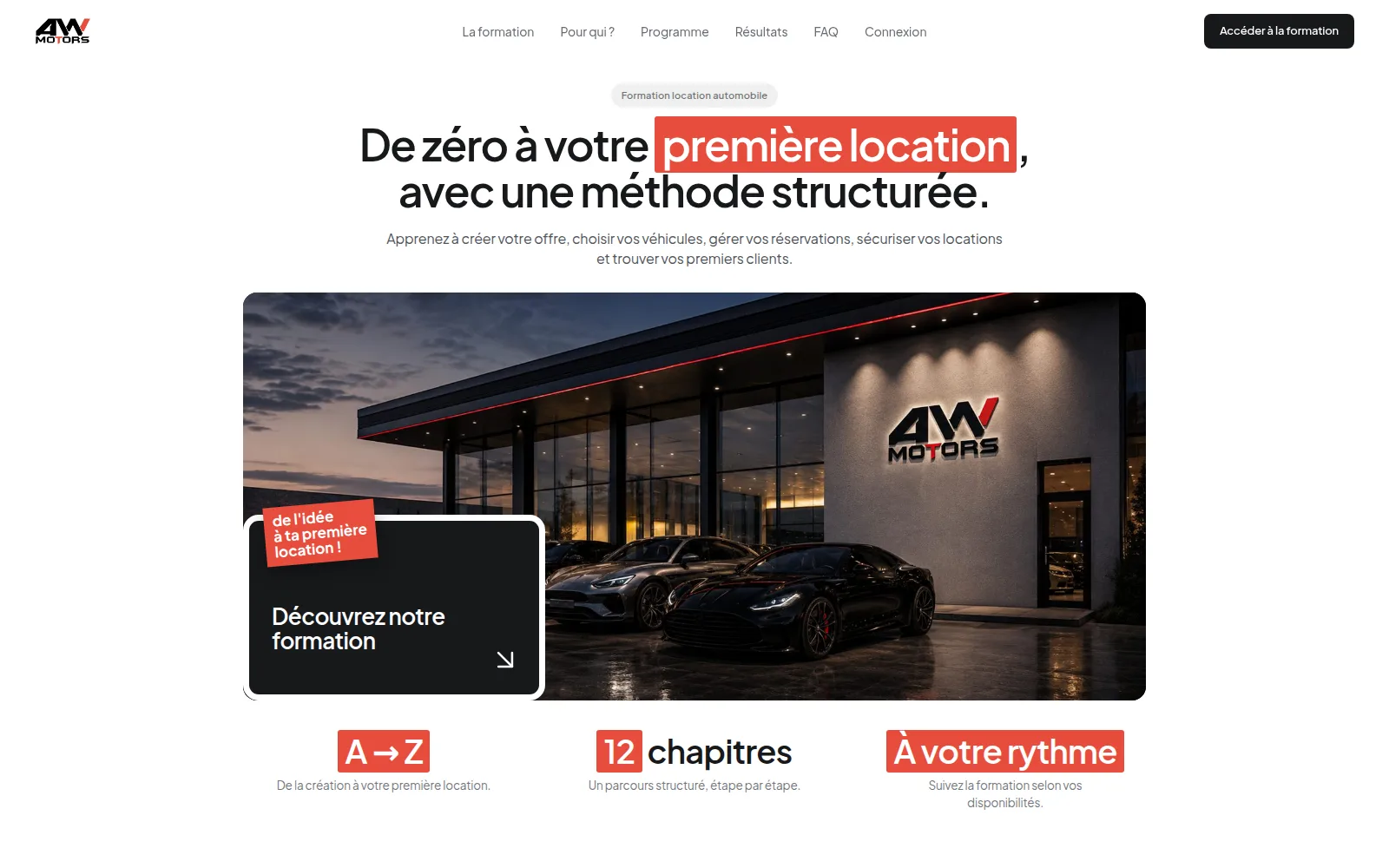 Site AW Motors Academy