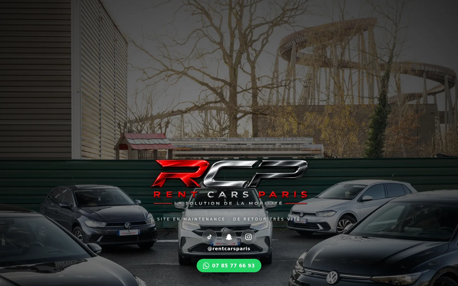Site Rent Cars Paris