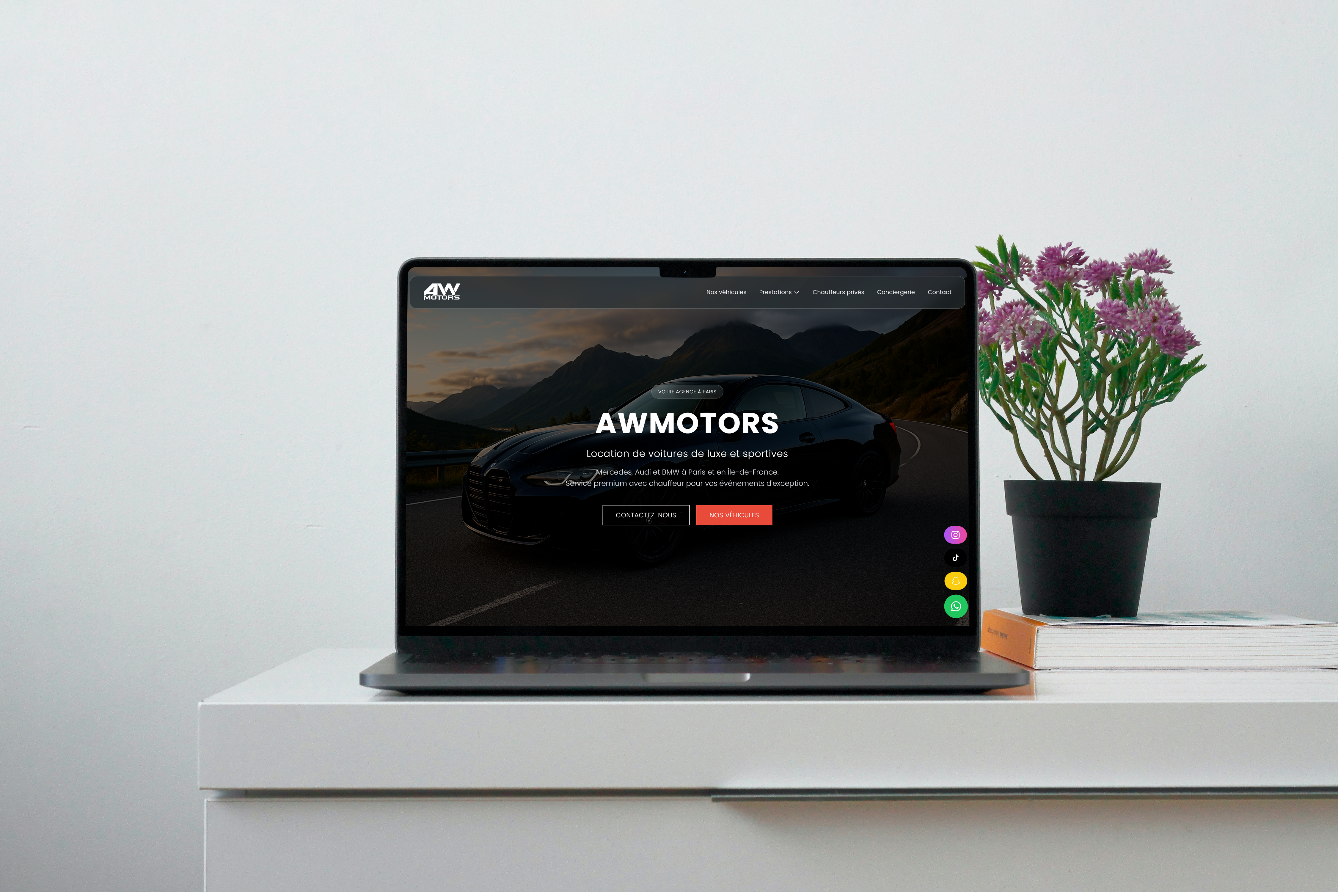 Awmotors - refonte site web & SEO Bougival