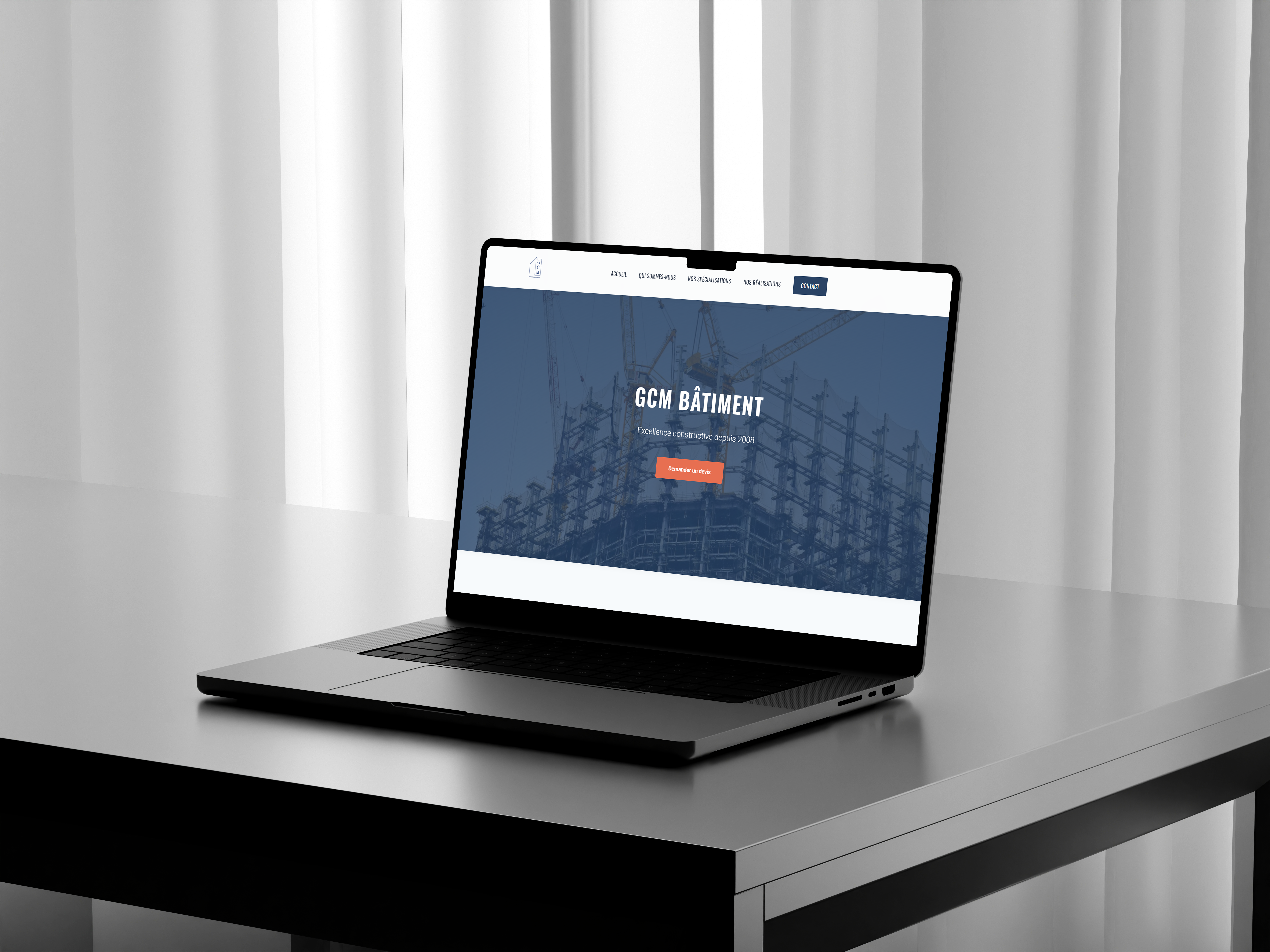 GCM Batiment - création site vitrine & SEO local