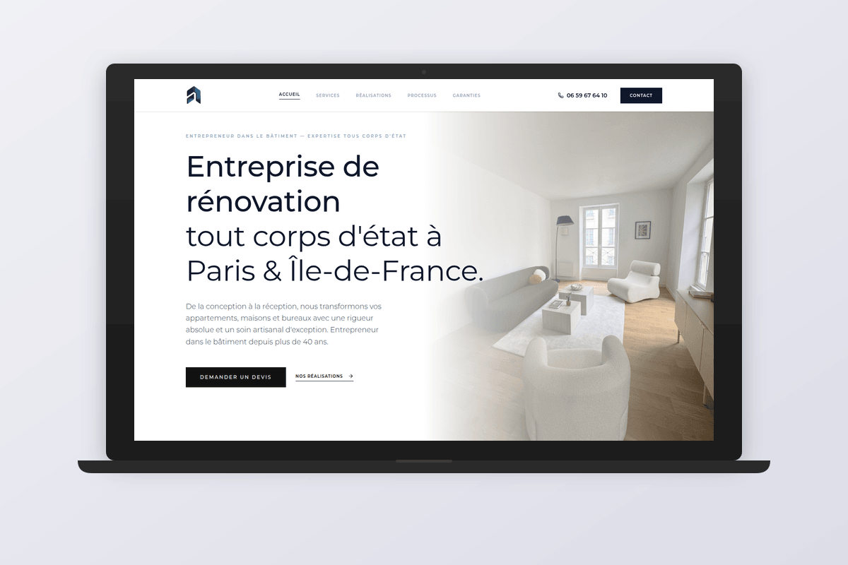 Mozra – vitrine digitale & mise en valeur de réalisations