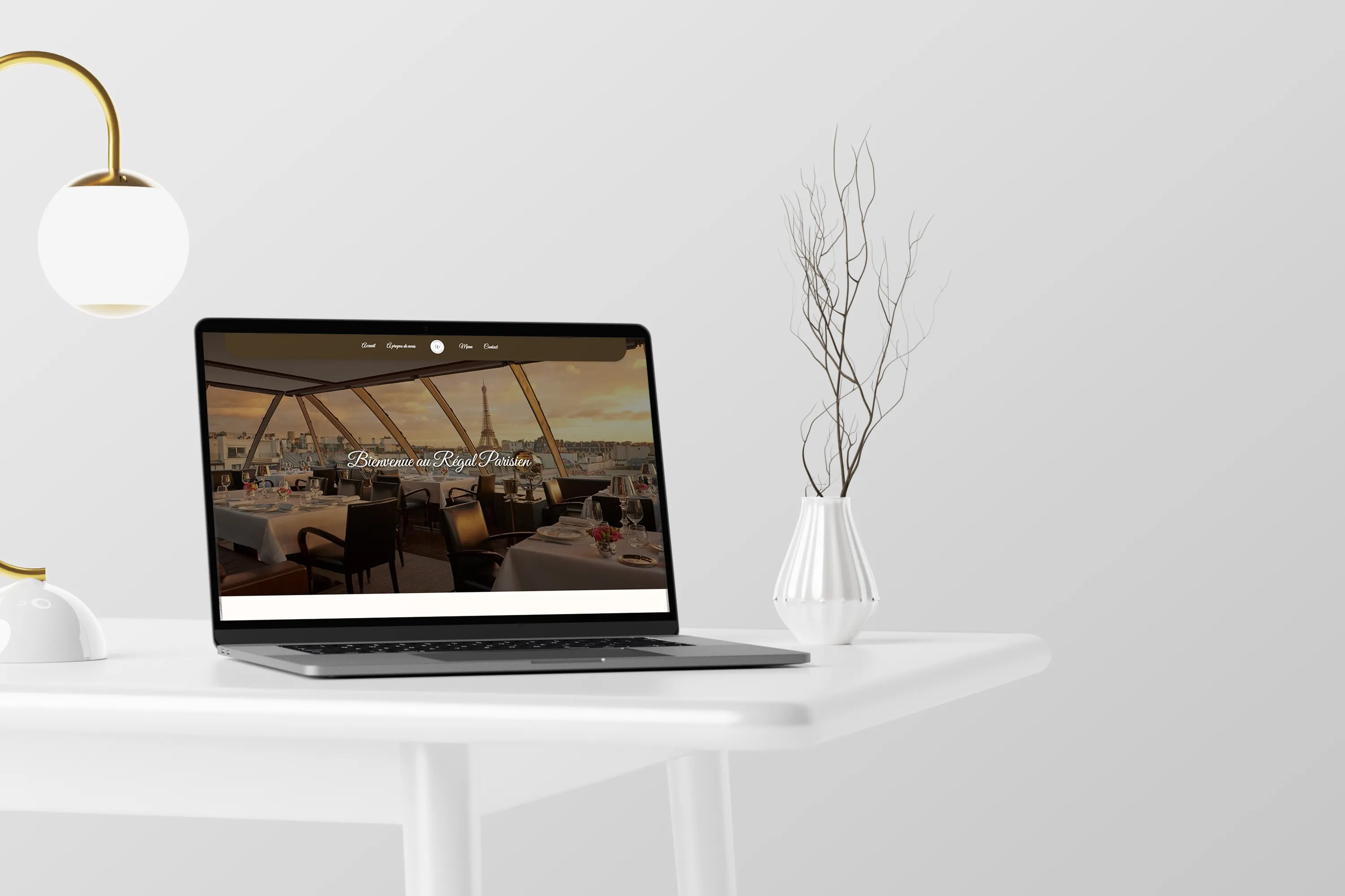 Regal Paris - Site web restaurant parisien - Design et développement web